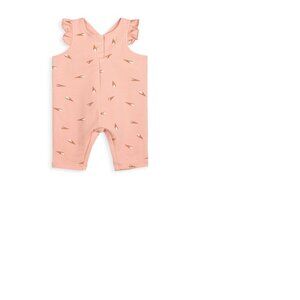 Miles The Label Baby Sleeveless Romper Playsuit Knit Coral 6M